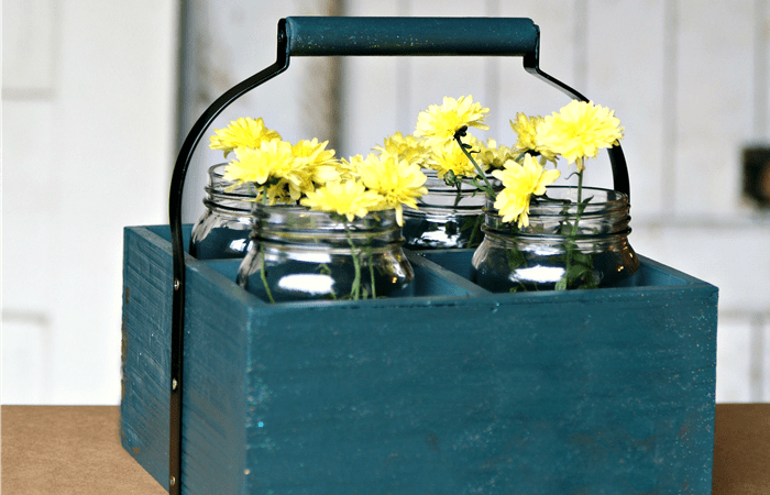 multi-functional wood caddy