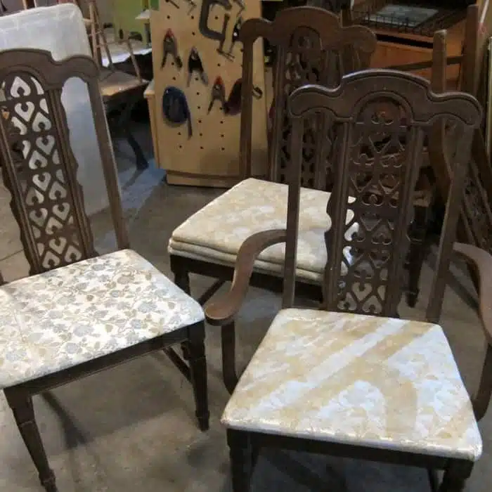 chairs for paint and seat makeover