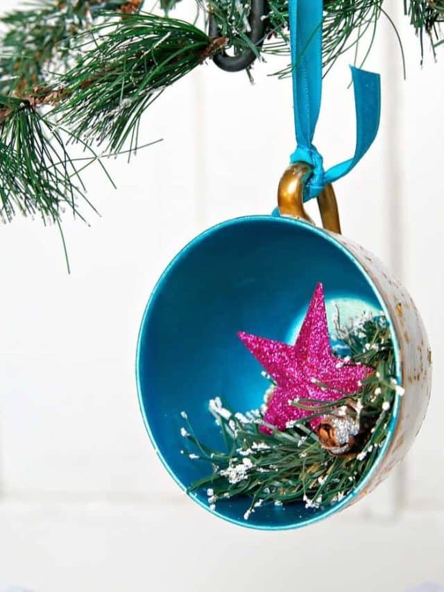 HOW TO MAKE DIY TEACUP CHRISTMAS ORNAMENTS Story Petticoat Junktion