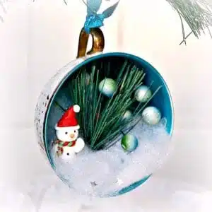 150 Simple DIY Christmas Decorating Ideas, teacup ornament