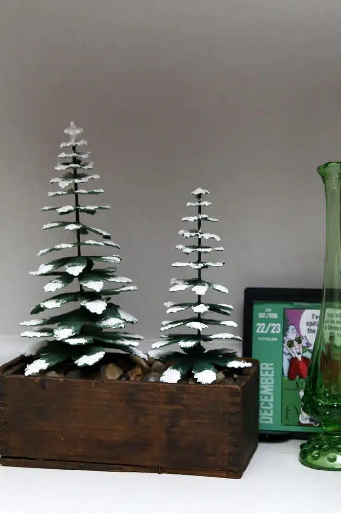 Christmas tree display