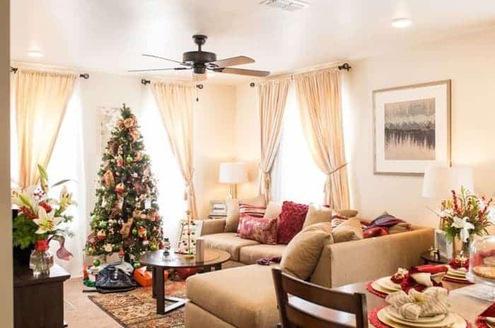 Furniture and Home Decor furnished by Warrick Dunn Charities and Aarons