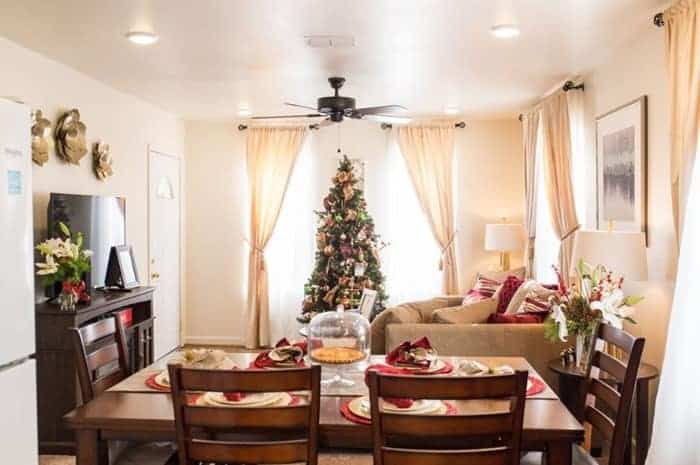 Habitat for Humanity home Nashville furniture and decorated by Warrick Dunn Charities