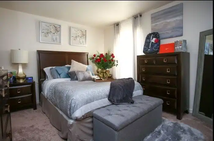 Keisha's master bedroom Habitat for Humanity Homes for the Holidays Nashville Tennessee