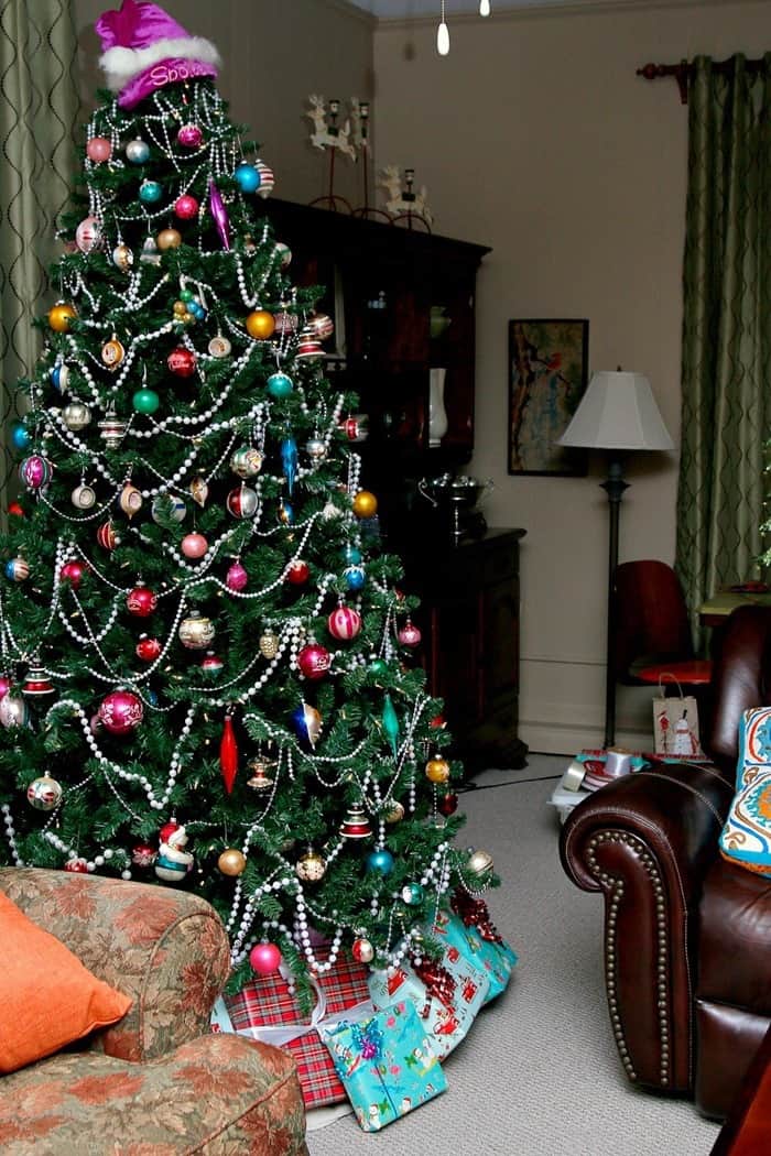 Shiny Brite Christmas Tree and Decorating Extravaganza