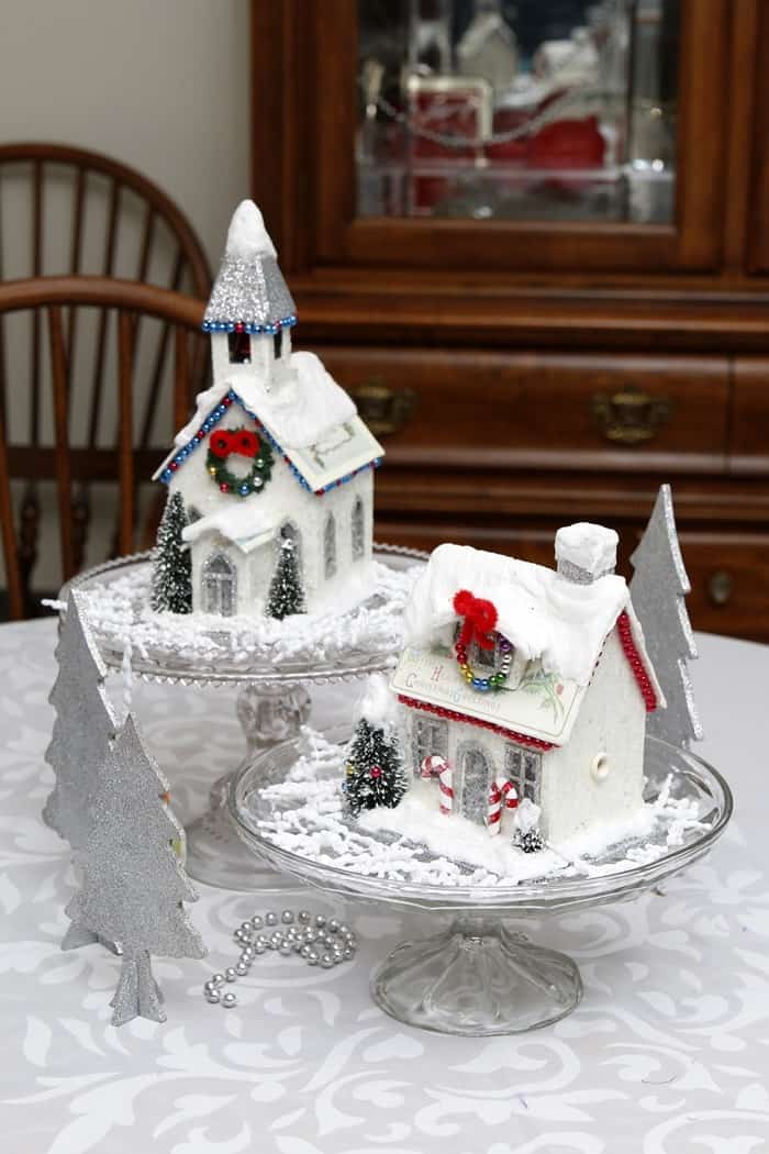 decorative Christmas houses display