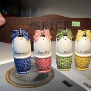 vintage ceramic spice shakers
