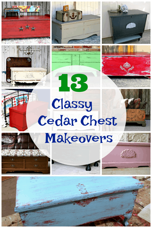 13 painted cedar chest makeovers
