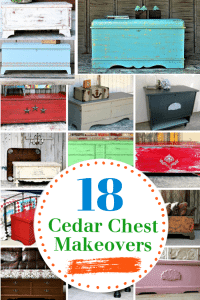 painted cedar chest makeovers