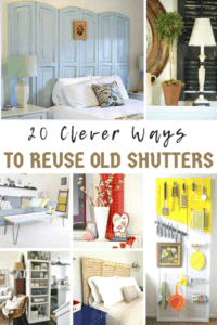 Clever ways to recycle or upcycle old shutters