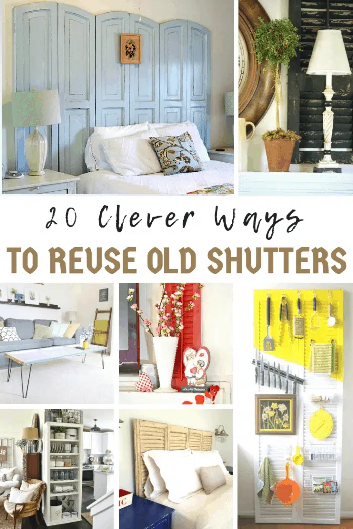 Clever Ways To Reuse Old Shutters