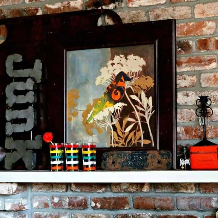 Thrifty Finds Spark A Mantel Makeover