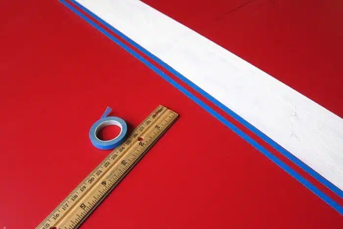 auto detail tape to paint furniture stripes