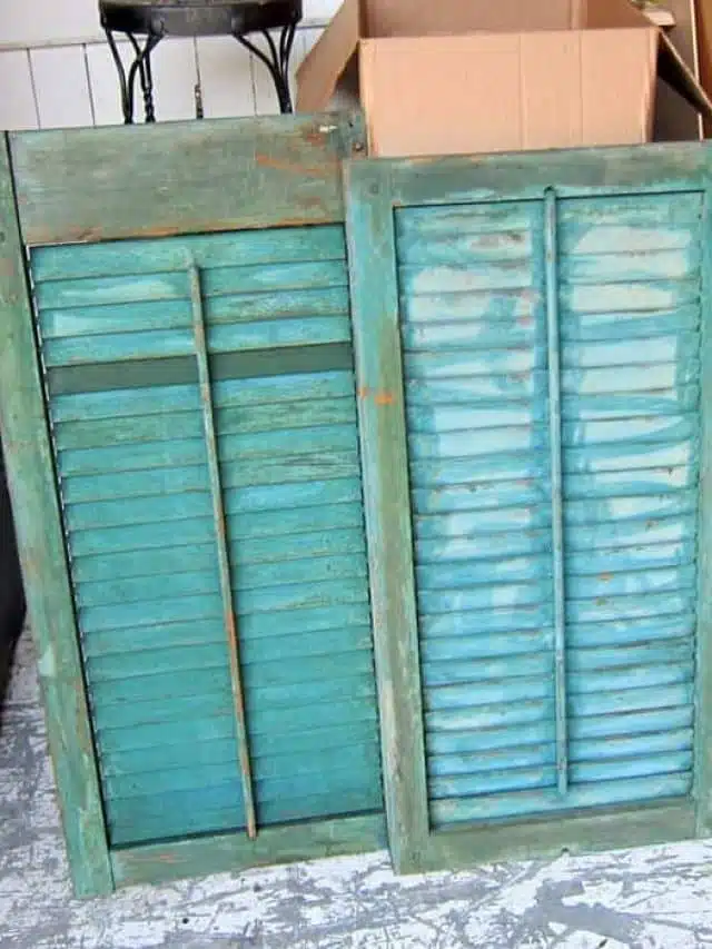 20 CLEVER WAYS TO RECYCLE OR UPCYCLE OLD SHUTTERS Story