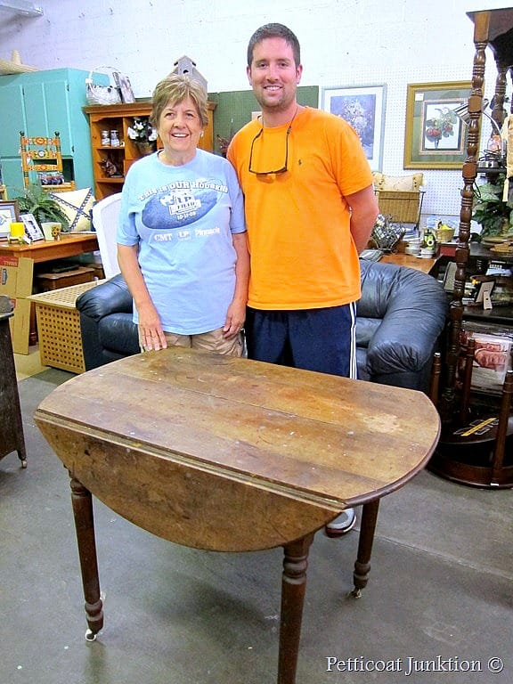 drop leaf table for painting