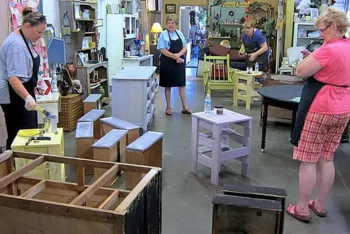 Furniture Painting Workshops With Furniture Makeovers In One Day