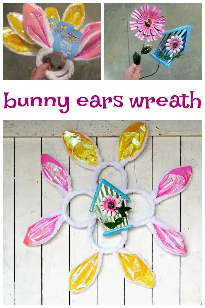 Bunny Ears Wreath a Dollar Tree Craft
