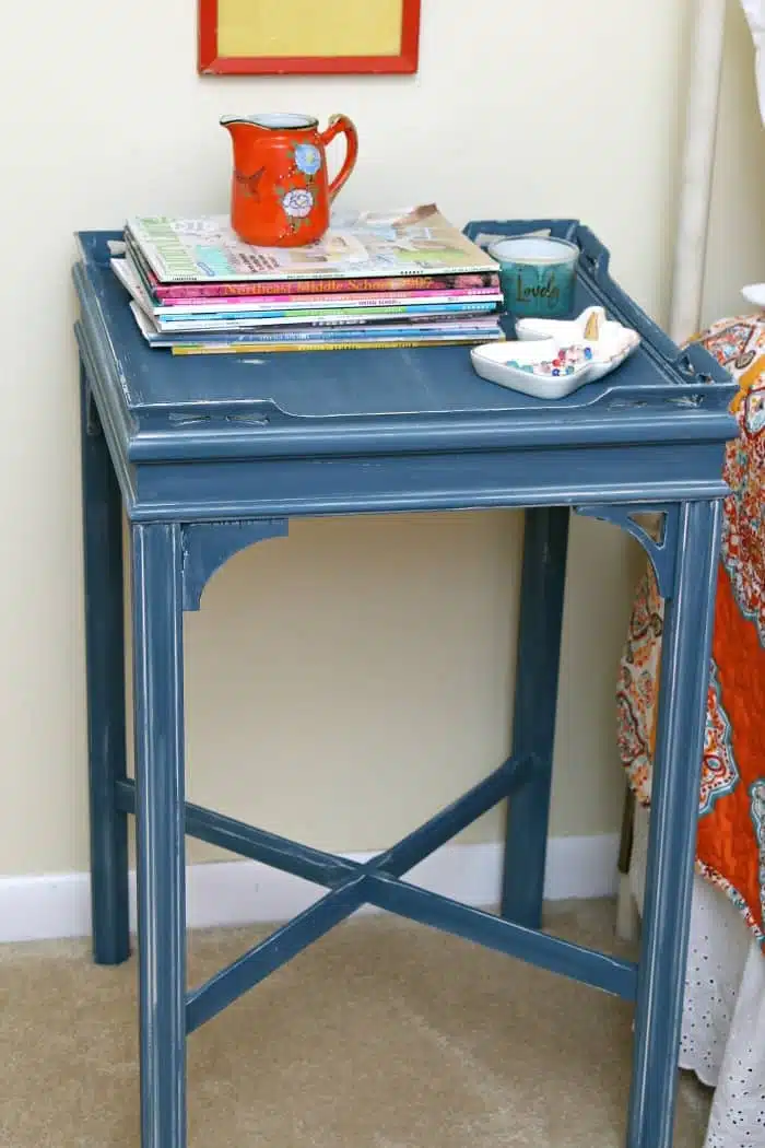 How To Apply White Wax Over Chalk Type Painted Furniture