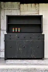 How to repair and paint an old farmhouse buffet and hutch