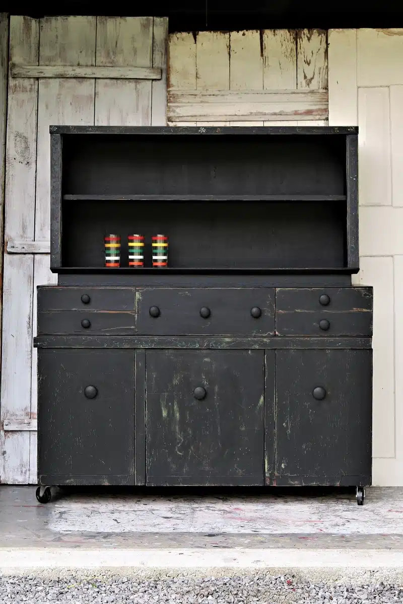 How to Repair And Paint An Old Farmhouse Buffet And Hutch