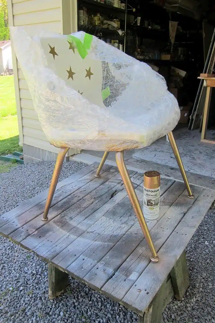 protect furniture from spray paint overspray