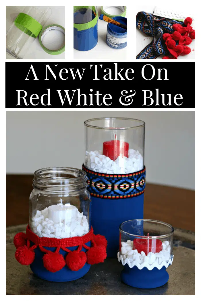 A New Take On Red White And Blue Home Decor
