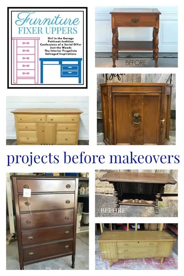 Furniture Fixer Uppers furniture projects before paint makeovers