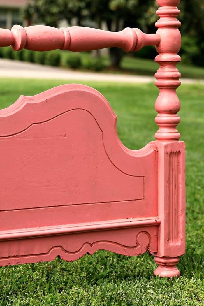 how to paint furniture and use dark wax to antique paint