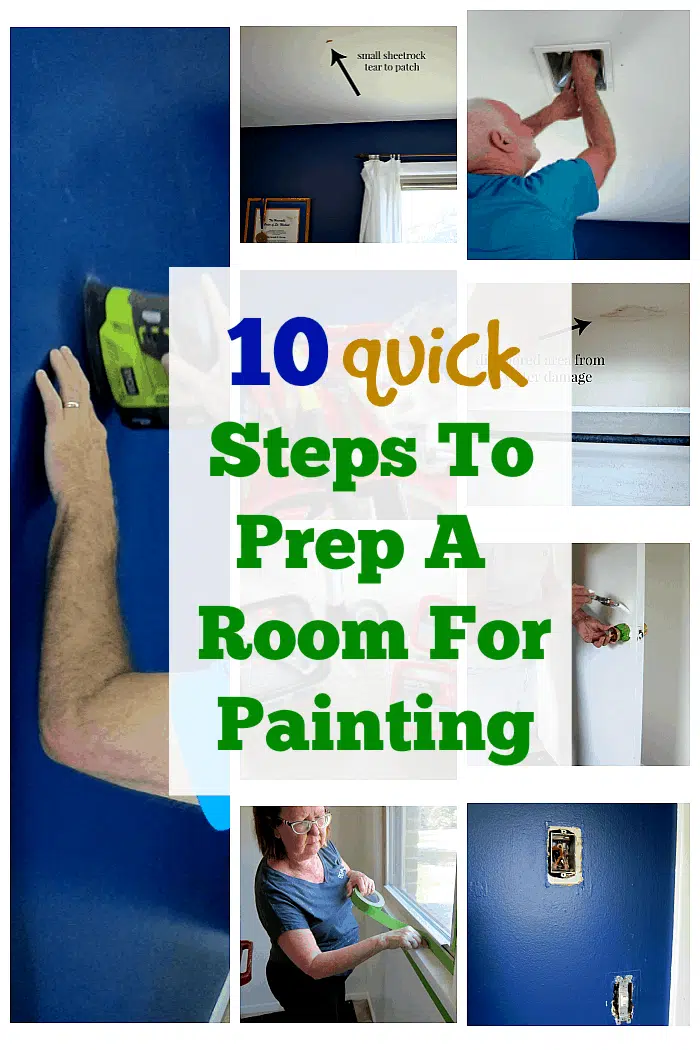 10 quick steps to prep a room for painting