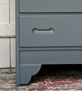 basic gray paint finish for wood furniture