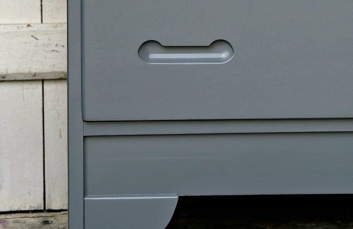 basic gray paint finish for wood furniture