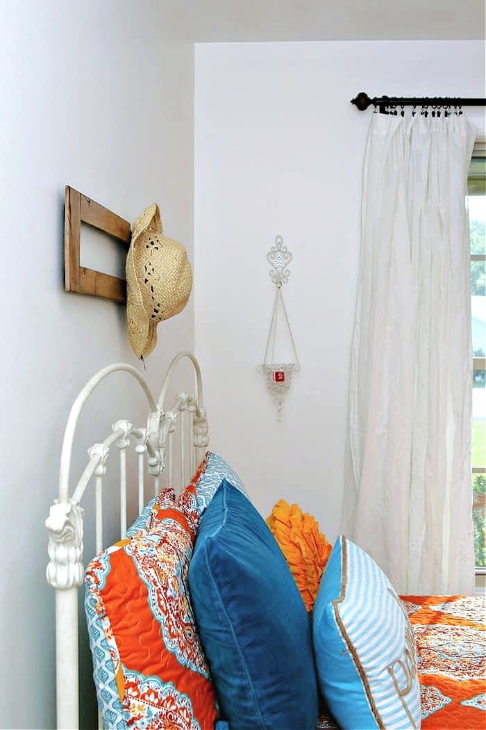 add pops of color to your bedroom decor