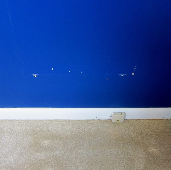 holes in wall need patching filling before painting