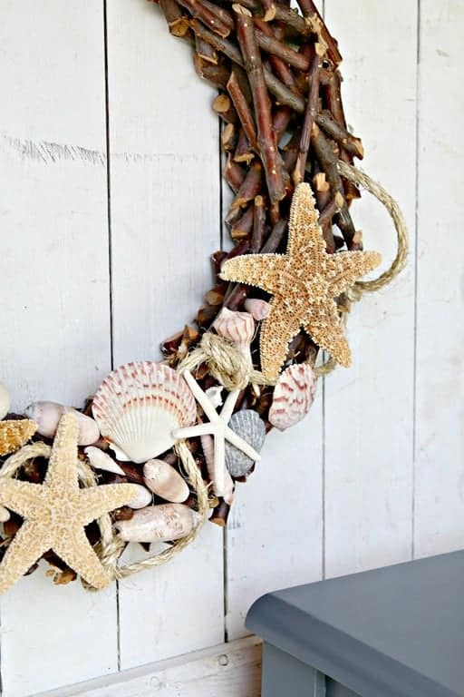 How To Make A Seashell Wreath