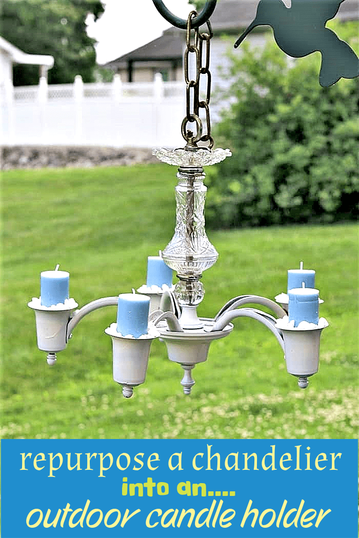 repurpose a chandelier