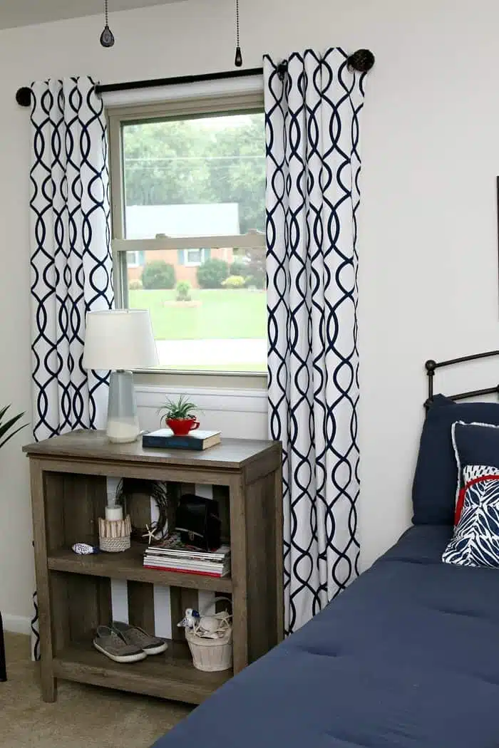 Paint White Stripes On Furniture In 30 Minutes Or Less