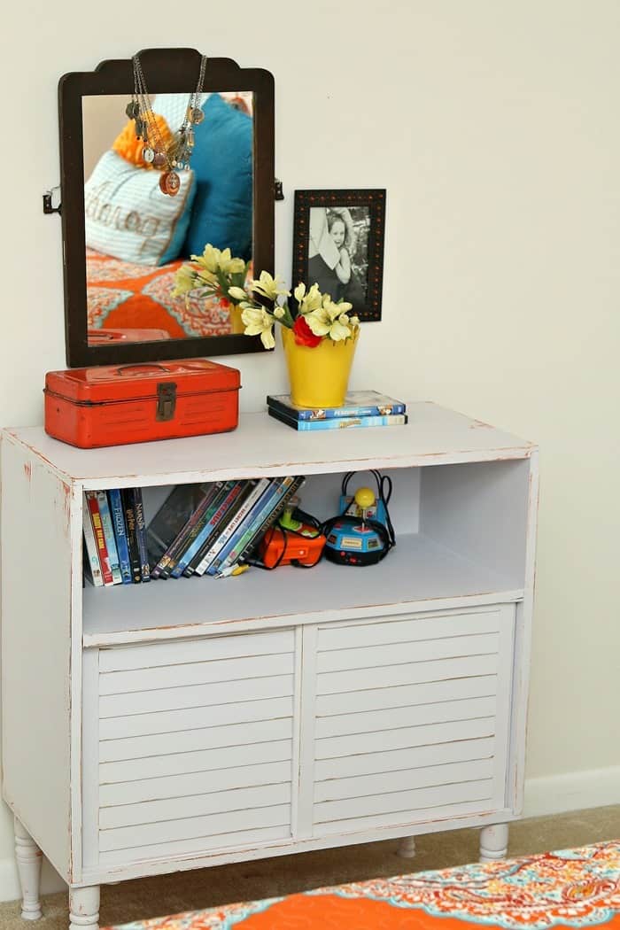 Simple Trick To Decorate A Mirror And Painted Dresser
