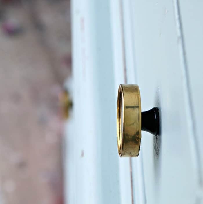 black and gold furniture knobs