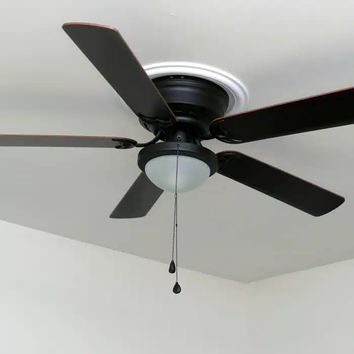 bronze ceiling fan from Lowe's