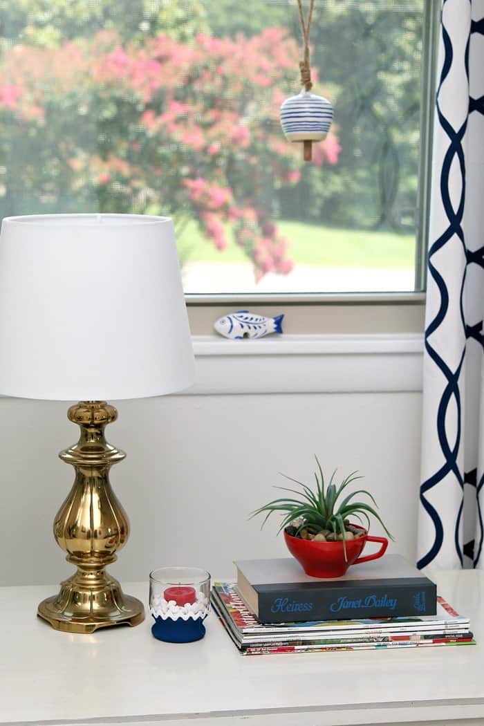 craft decor for any room of the house in red white and blue