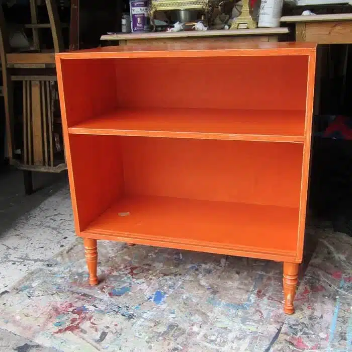orange furniture to paint