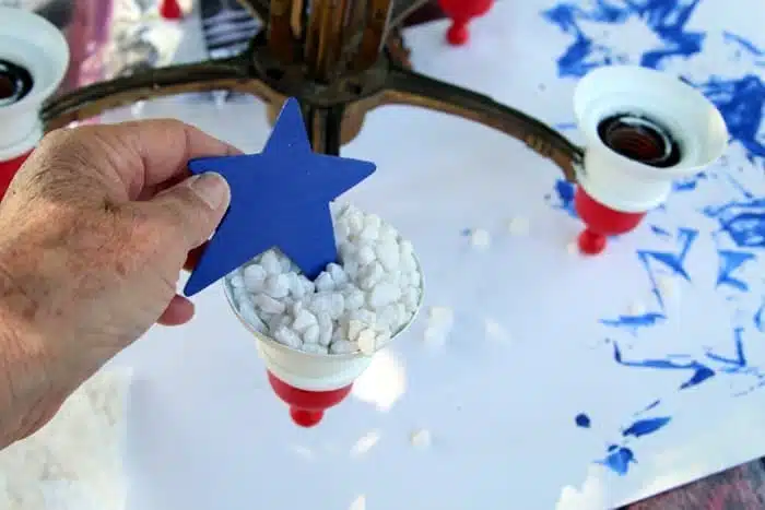 red white and blue patriotic project