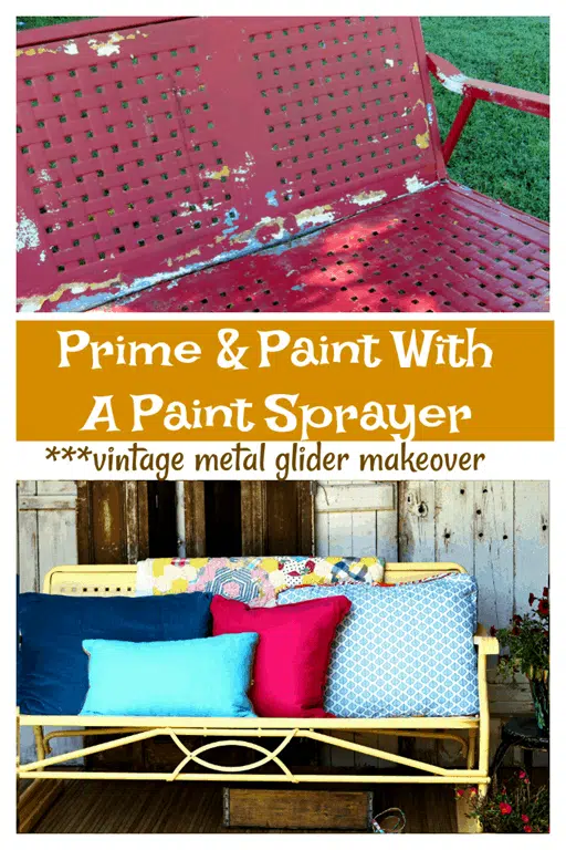 Prime and paint furniture with a paint sprayer