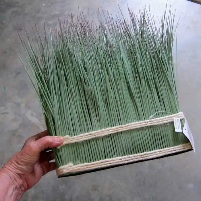 faux grass display on sale at Michaels