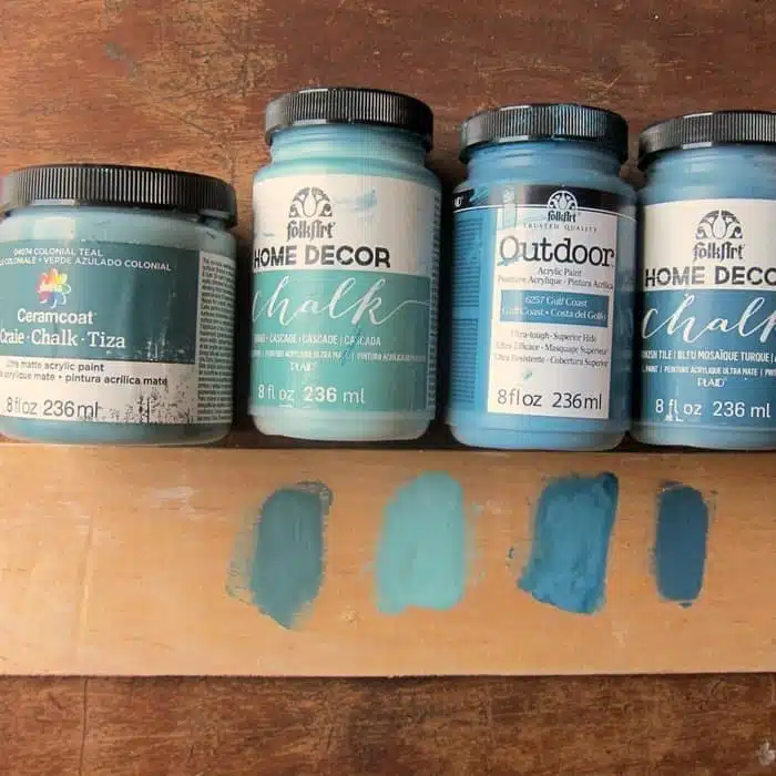 selecting blue paint colors for furniture