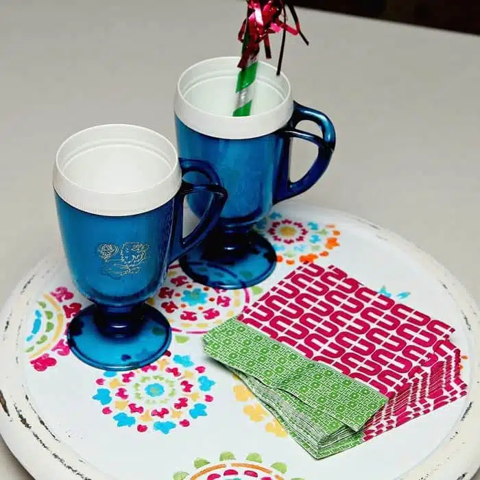 Trash To Treasure: Thrift Store Lazy Susan Makeover