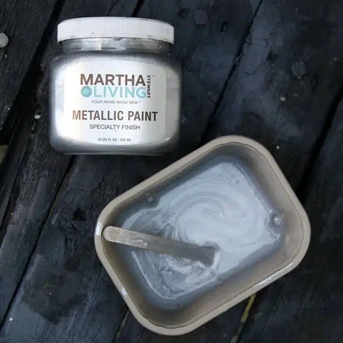 Martha Stewart Metallic Silver Paint