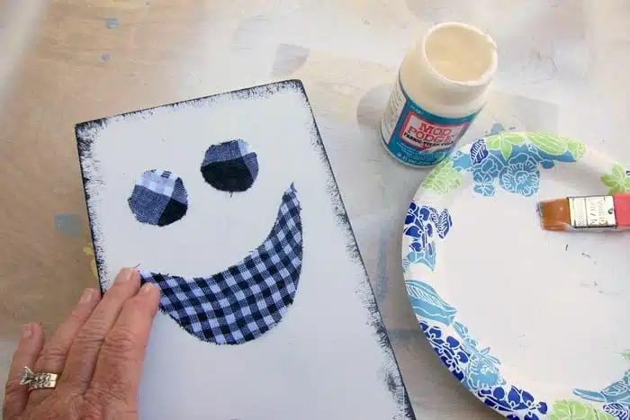 a diy ghost using buffalo check