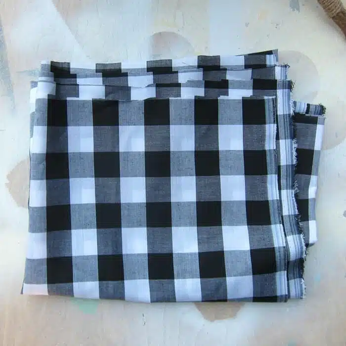 buffalo check fabric