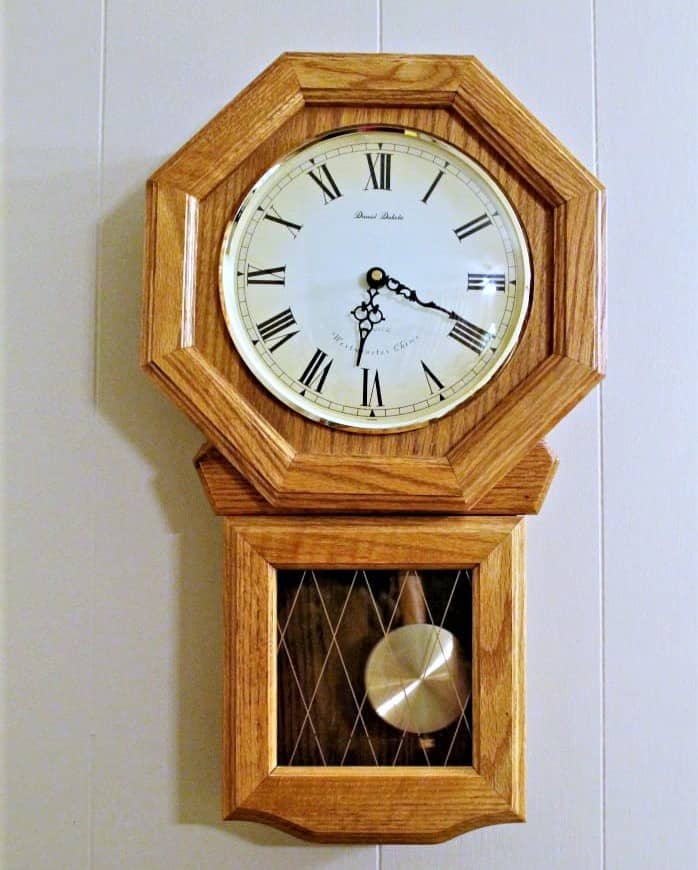 How To Paint A Wood Wall Clock Petticoat Junktion
